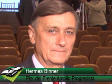 TV: Hermes Binner desde Maizar, la oposicin unida y la posibilidad de aliarse con Macri