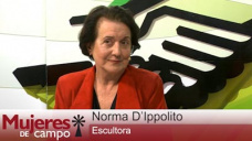 MDC: Trabajar el campo da a da es arte y creatividad, nos cuenta una escultora; con N. Dippolito