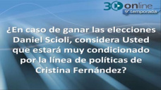 30 online B4: Si Scioli gana ser sciolista  kirchnerista?