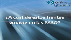 30 online B4: Cmo fue el voto del Campo en las PASO?