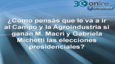 30 online B4: Quien le da ms confianza a los productores, Macri o Scioli ?