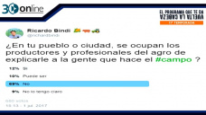 30 online B4: Tenemos problemas porque el Campo no le cuenta a la gente de la ciudad?; con R. Bindi y C. Curci