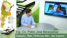 TV: Se puede terminar con las inundaciones o slo pensar en aminorar su impacto?; con P. Bereciartua - subsec. de Rec. Hd.