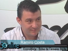 30 online: Qu debera hacer el Gobierno para que pasemos de 85 Mill. a 105 Mill. tons?, con R. Costa - Bolsa Cereales