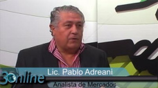 30 online: Vendemos o no vendemos Soja?, calzar a 330/Tn. o esperar 280 en 2 meses?; con P. Adreani