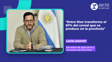 Lucio Amavet, Secretario de Agricultura y Ganadera de Entre Ros.