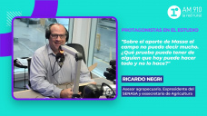 Ricardo Negri, asesor agropecuario. Expresidente del SENASA y exsecretario de Agricultura