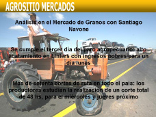 AM TV: Tercer da del paro agropecuario: estudian un corte total de 48 hs. para mircoles y jueves prximo 